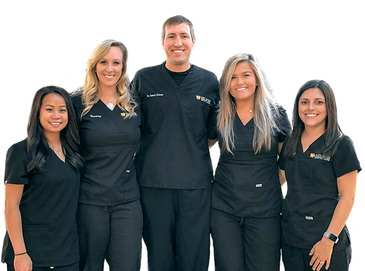 Team smiling