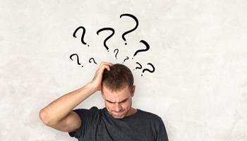 confused man  