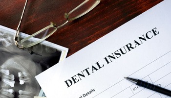 an empty dental insurance claim form