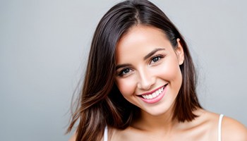 Woman showing off her brighter smile