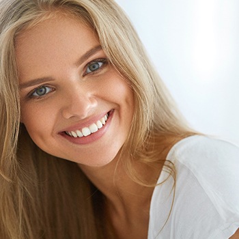 A young woman smiling after Zoom! Whitening in Metairie