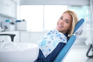 woman at dentist